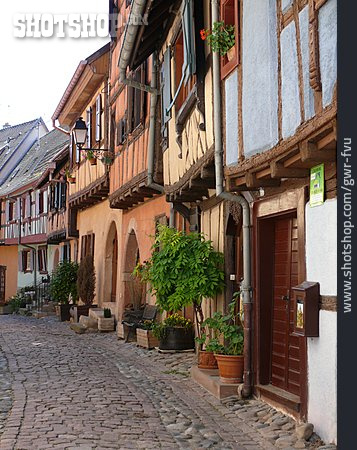 
                Dorf, Gasse, Eguisheim                   