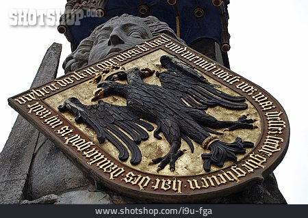 
                Wappen, Bremer Roland, Rolandsstatue                   