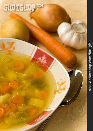 
                Gemüsesuppe, Suppenteller                   