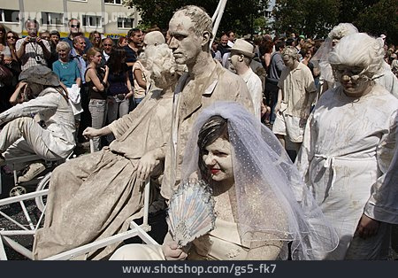
                Karneval, Maskiert, Hochzeitsgesellschaft                   