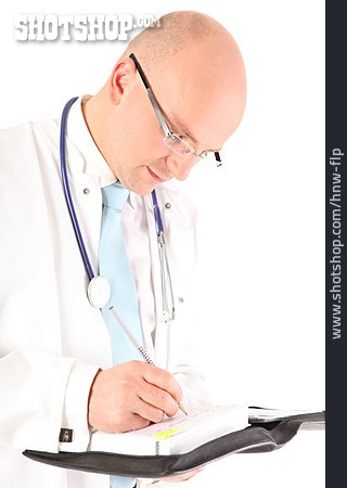 
                Arzt, Notieren, Dokumente                   