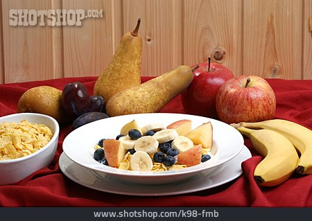 
                Obst, Frühstück, Müsli                   