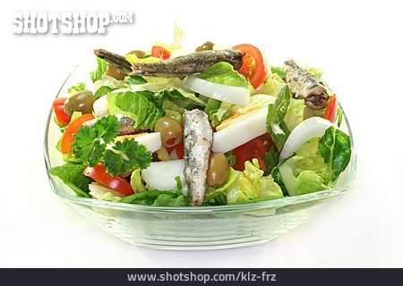 
                Salat, Gemischter Salat, Anchovis                   