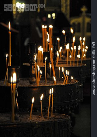 
                Hoffnung & Glaube, Kerzenschein, Andachtskerze                   