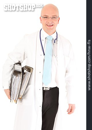 
                Arzt, Aktenordner, Krankenakte                   