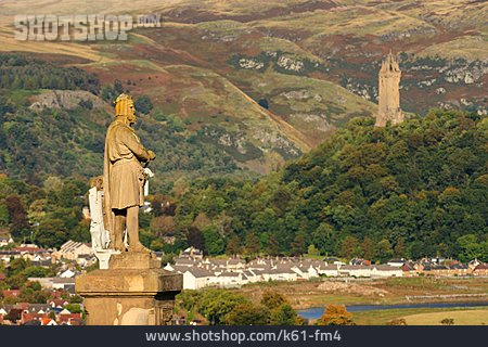 
                Statue, Stirling, Königsstatue                   