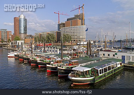 
                Hafen, Hamburg, Barkassen                   
