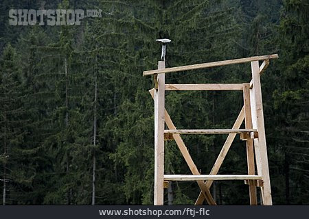 
                Scaffold, Frame, Wooden Construction                   