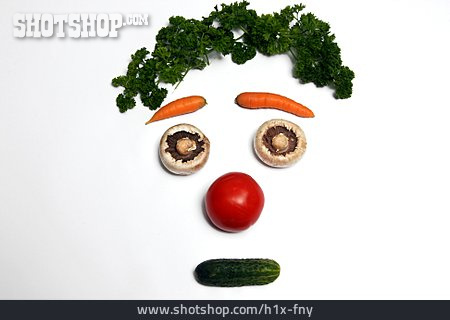 
                Gemüse, Gemüsegesicht                   