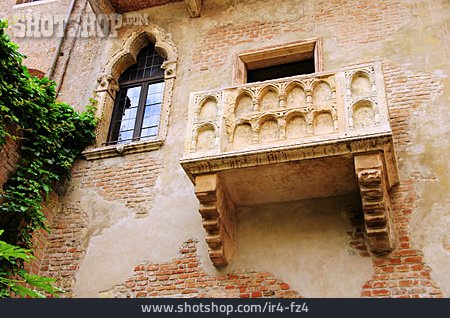 
                Verona, Balkon Der Julia, Romeo Und Julia                   
