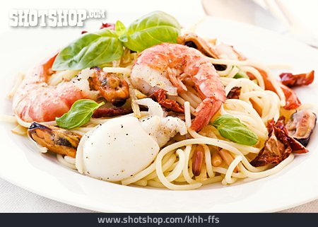 
                Meeresfrüchte, Nudelgericht, Spaghetti                   