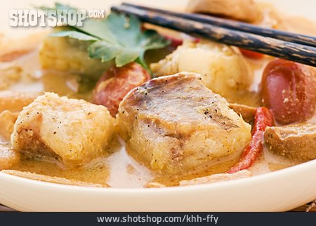 
                Asiatische Küche, Fischsuppe, Tom Yam Gung                   