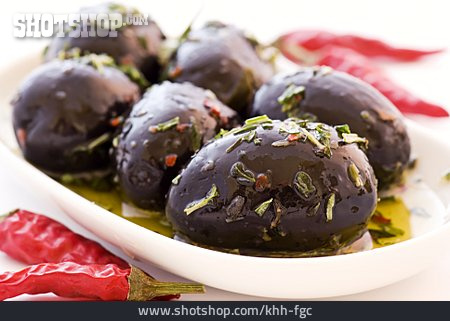
                Antipasti, Schwarze Olive                   