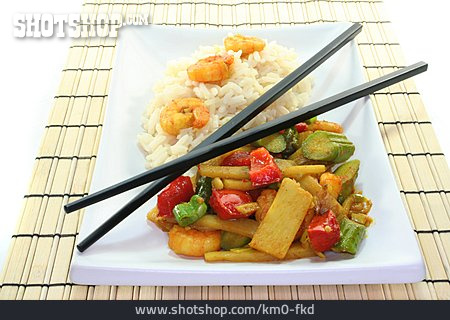 
                Asiatische Küche, Wokgemüse                   