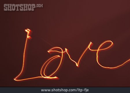 
                Liebe, Love, Lichtspur                   