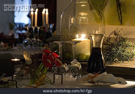 
                Gastronomie, Restaurant, Tischgedeck, Ambiente                   