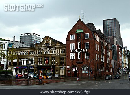
                Städtisches Leben, Hamburg, Polizeiwache                   