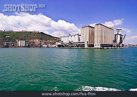 
                Hafen, Industriehafen, Port Franc De Barcelona                   
