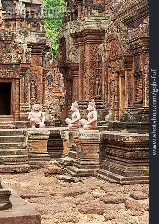 
                Tempel, Kambodscha, Banteay Srei                   
