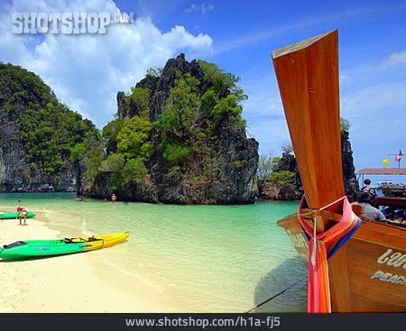 
                Thailand, Longtailboot, Krabi                   