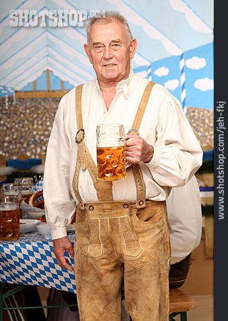 
                Mann, Aktiver Senior, Oktoberfest, Bayerisch                   