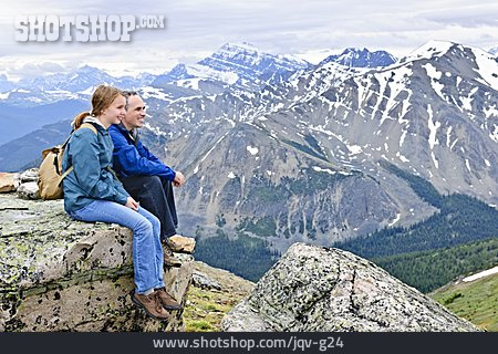 
                Rocky Mountains, Wanderer, Bergwandern                   