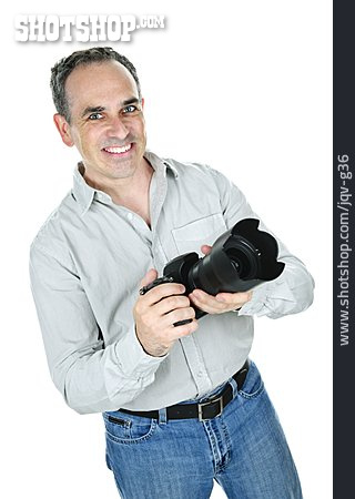 
                Mann, Fotograf, Digitalkamera                   