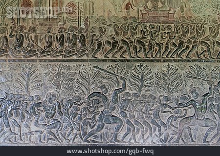 
                Relief, Angkor Wat                   