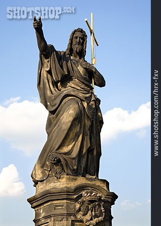 
                Statue, Karlsbrücke, Johannes Der Täufer                   