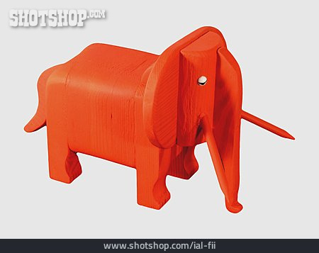 
                Holzfigur, Elefant                   