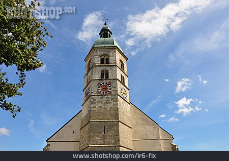 
                Kirche, Kirchturm, Bogenberg, Wallfahrtskirche Mariä Himmelfahrt                   