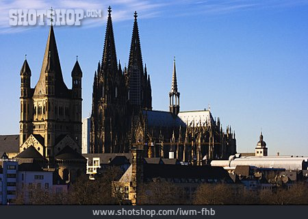 
                Cologne, Cologne Cathedral, Gross St Martin                   