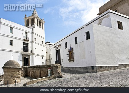 
                Cadiz, Plaza De Fray Félix, Iglesia De Santa Cruz                   