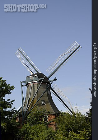 
                Windmühle, Holländerwindmühle                   