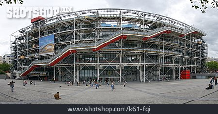 
                Moderne Baukunst, Paris, Centre Pompidou                   