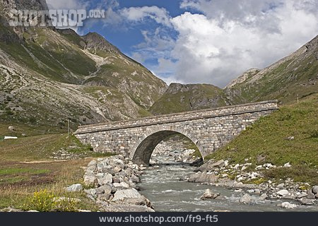 
                European Alps, Stone Bridge                   
