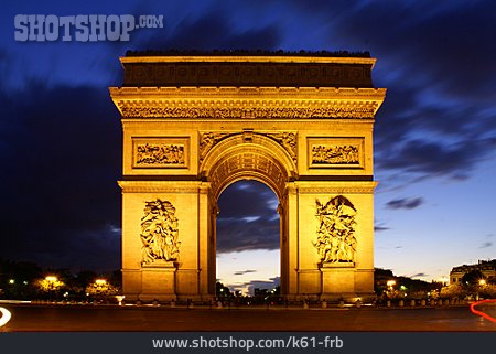 
                Triumphbogen, Paris, Arc De Triomphe                   