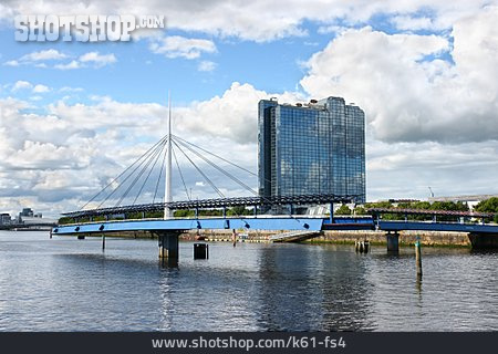 
                Glasgow, Drehbrücke, Bells Bridge                   
