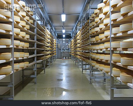 
                Lagerung, Käserei, Käseherstellung                   