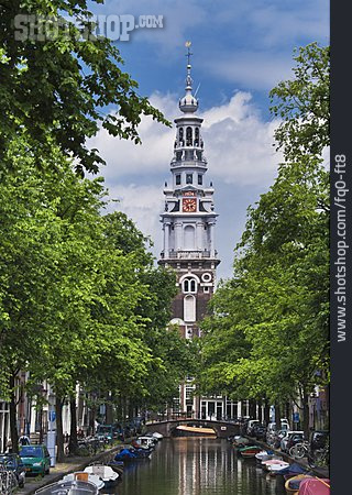 
                Kirchturm, Gracht, Zuiderkerk                   