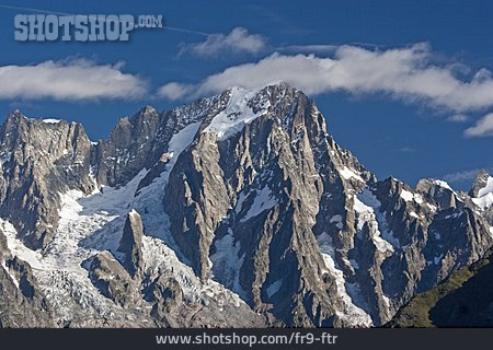 
                Gebirge, Mont-blanc-gruppe, Grandes Jorasses                   