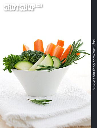 
                Gemüse, Gewürze & Zutaten, Schüssel                   