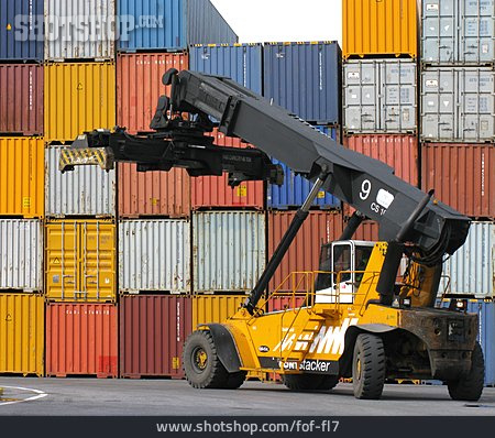 
                Logistik, Container, Reach-stacker                   