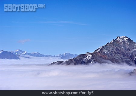 
                Nebel, Alpen, Gebirgslandschaft                   