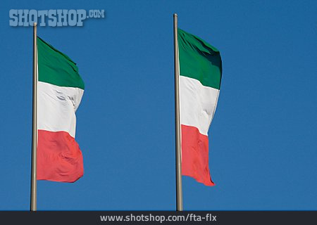 
                Italien, Nationalflagge                   