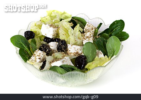 
                Salatschüssel, Griechischer Salat, Gemischter Salat                   