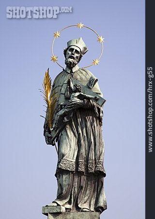
                Heiligenstatue, Johannes Nepomuk                   