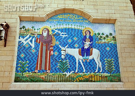 
                Mosaik, Heilige Familie, Kirchenkunst                   