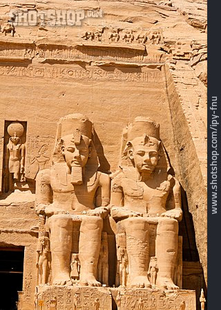 
                Historisches Bauwerk, Ramses, Abu Simbel                   