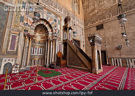 
                Innenraum, Moschee, Sultan-hasan-moschee                   